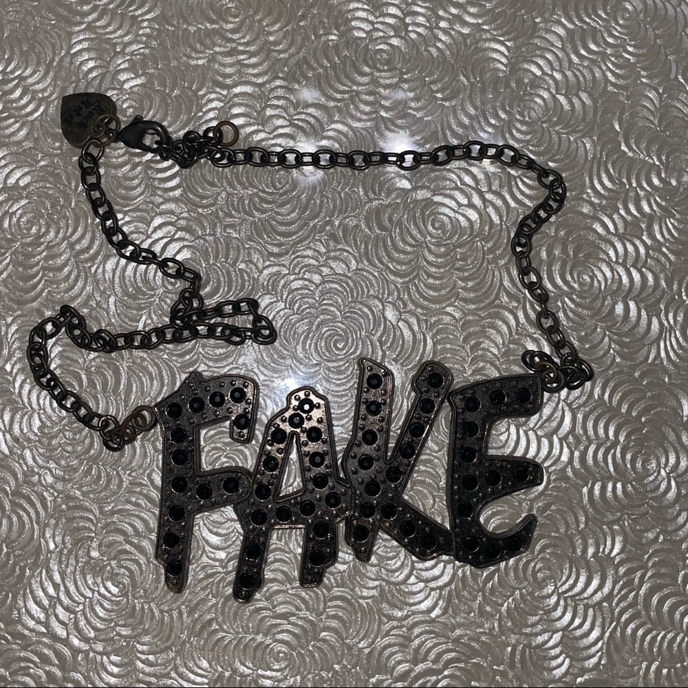 Black Metal Necklace